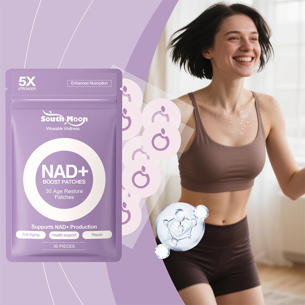 Health And Wellness Promotion - NAD+ Boost Patches 1/3/5bag 30 Buah