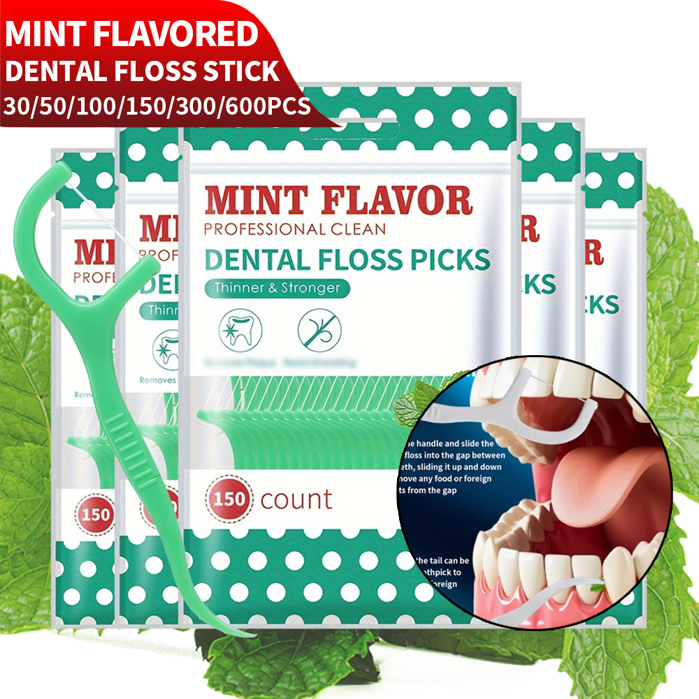 Health Wellness Solutions - Smooth Mint Floss Stick - Membersihkan