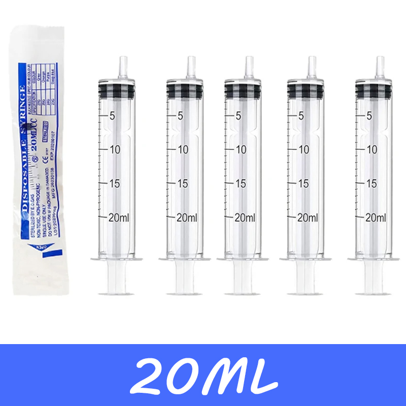 Health Wellness Solutions - Suntik Plastik 20ml Tanpa Jarum, Kemasan