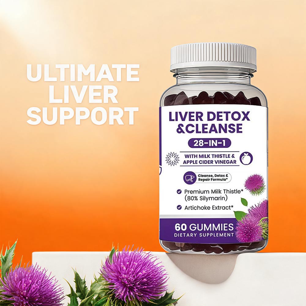 Health Wellness Gummies - Permen Kunyah Milk Thistle untuk Mendukung