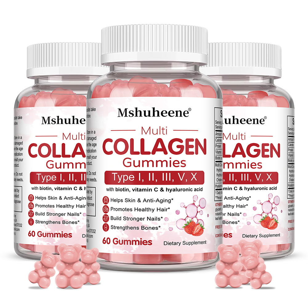 Health Wellness Gummies - Permen Kolagen Kompleks, dengan Biotin &