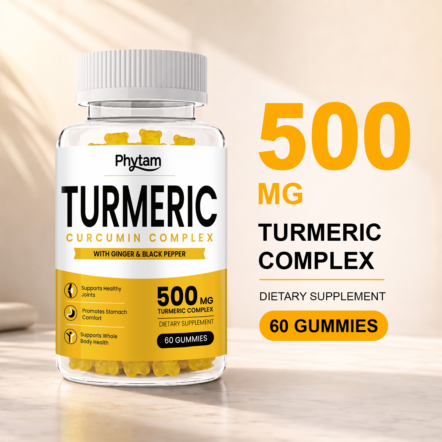 Health Wellness Gummies - Permen Kunyit Kurkumin Dengan Jahe Dan