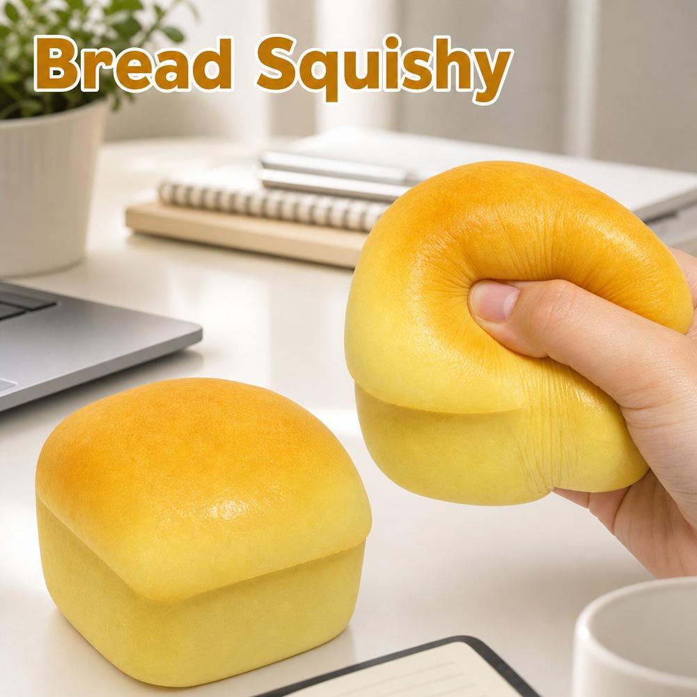 Health Wellness Solutions - Mainan Simulasi Roti Tekan Taba Squishy,
