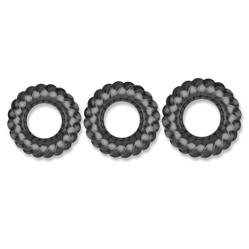 3Pcs Cincin Penis Pria TPE unt - Wellness Health. Ring ulasan dan harga