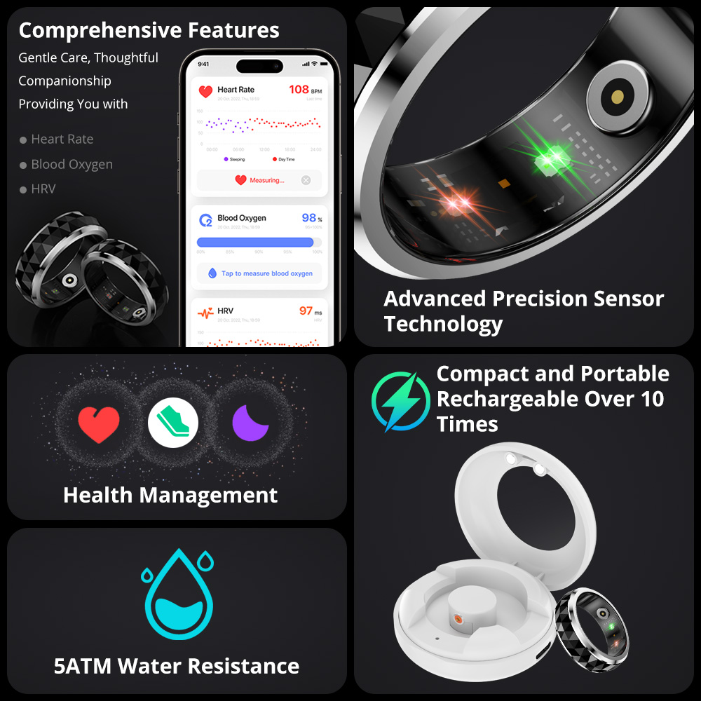 2024 COLMI R11 cincin pintar,  - Blood Oxygen Monitor ulasan dan harga
