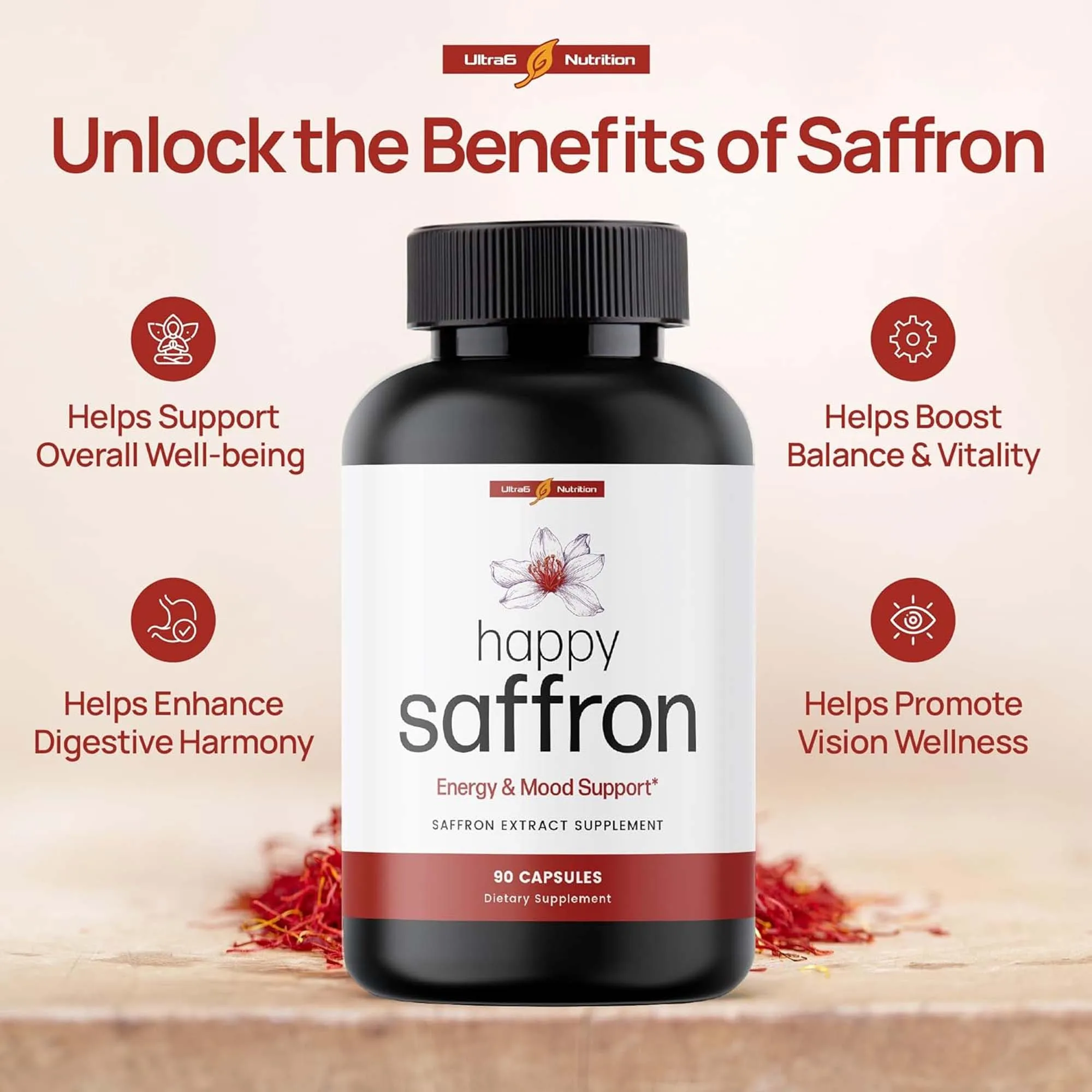 Kapsul Ekstrak Saffron, Suplem - Health And Wellness Promotion ulasan dan harga