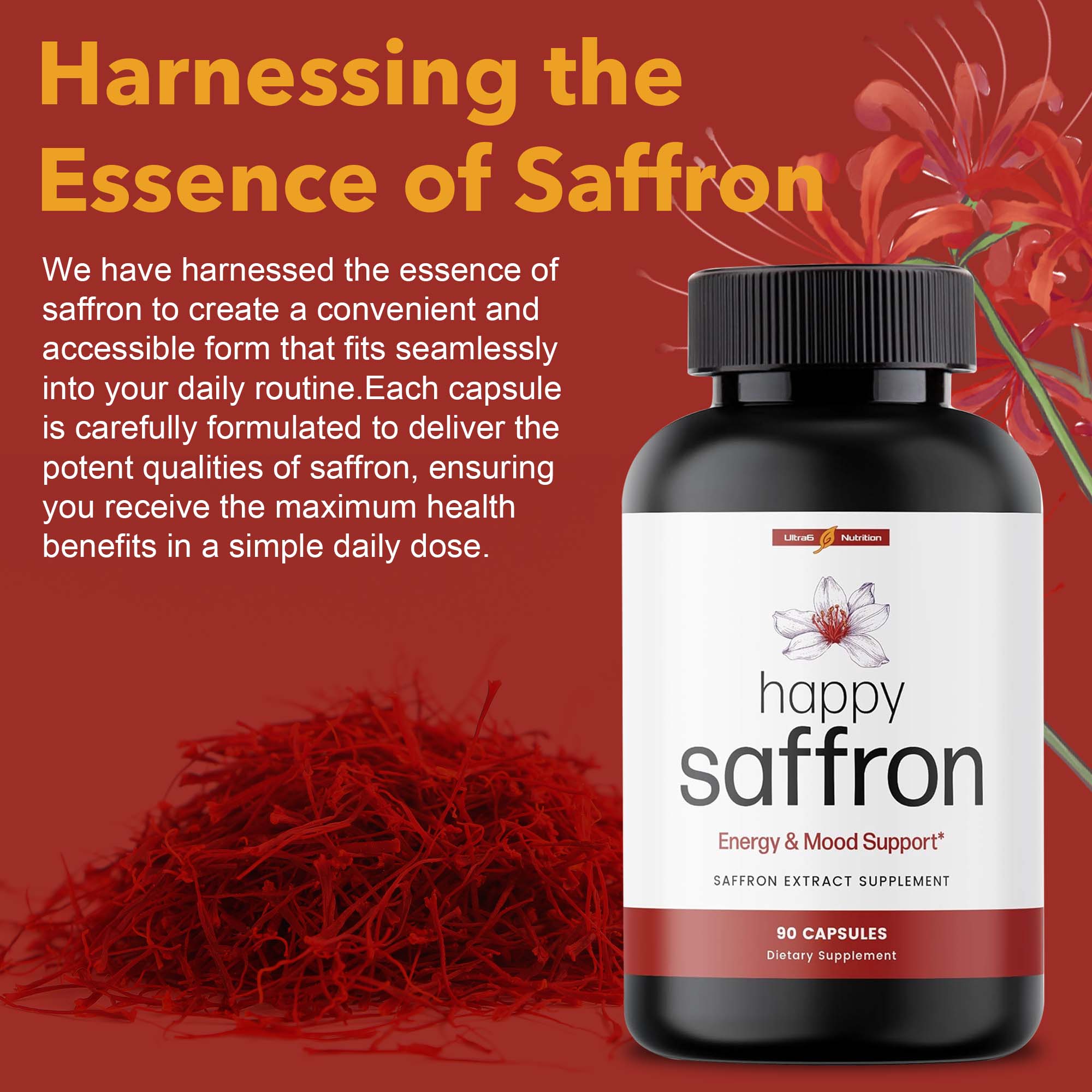 Kapsul Ekstrak Saffron, Suplem - Health And Wellness Promotion ulasan dan harga