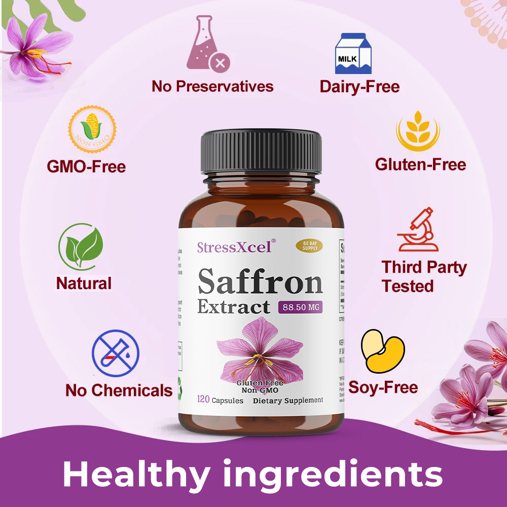 Kapsul Ekstrak Saffron, Suplem - Health And Wellness Promotion ulasan dan harga