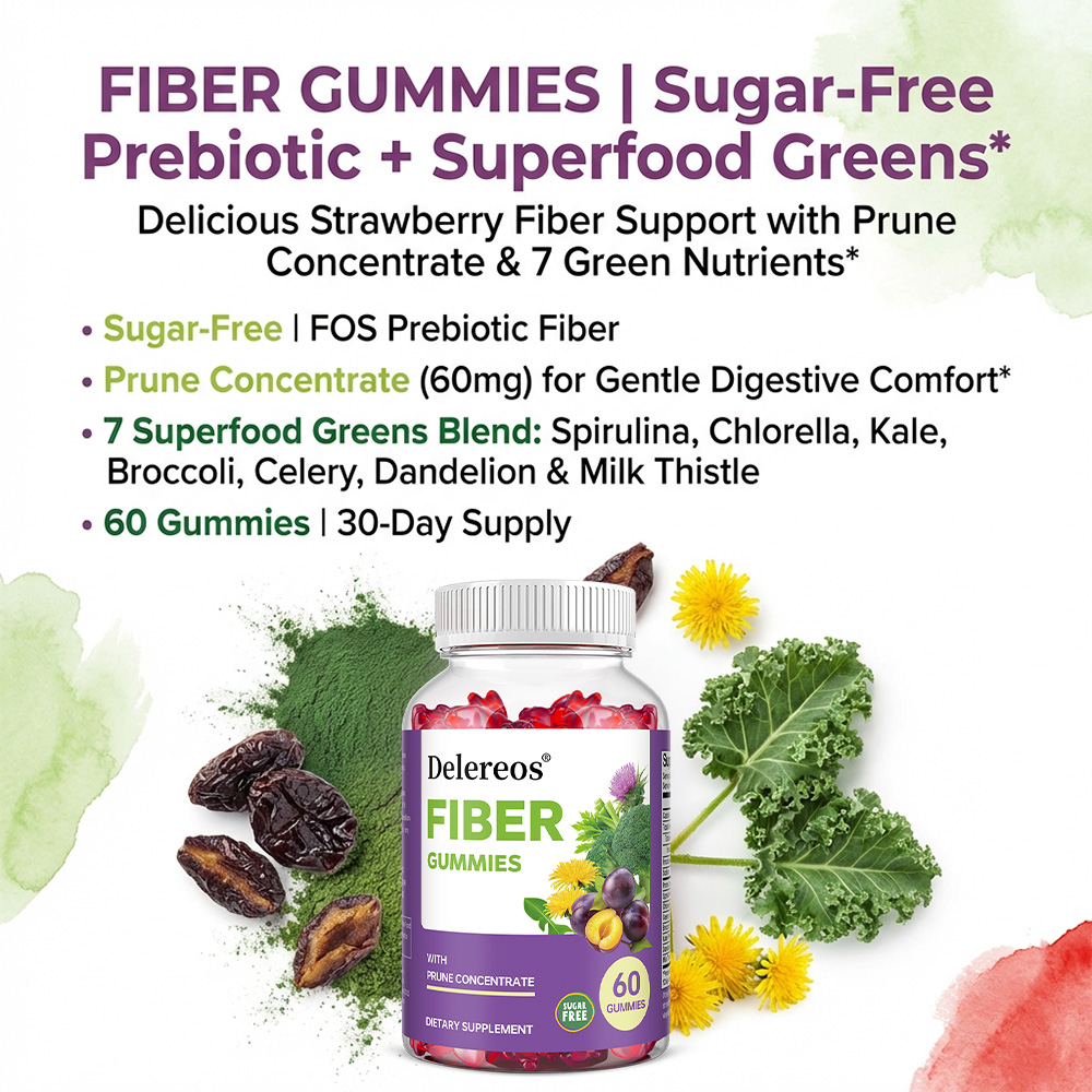 Permen Serat Prebiotik Bebas G - Health Wellness Gummies ulasan dan harga