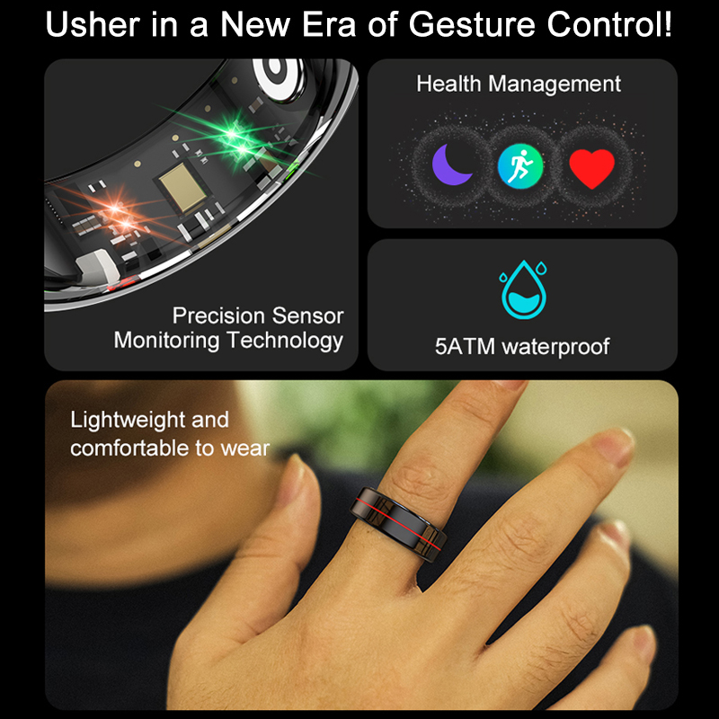 Cincin Pintar Dengan Kotak Pen - Blood Oxygen Monitor ulasan dan harga
