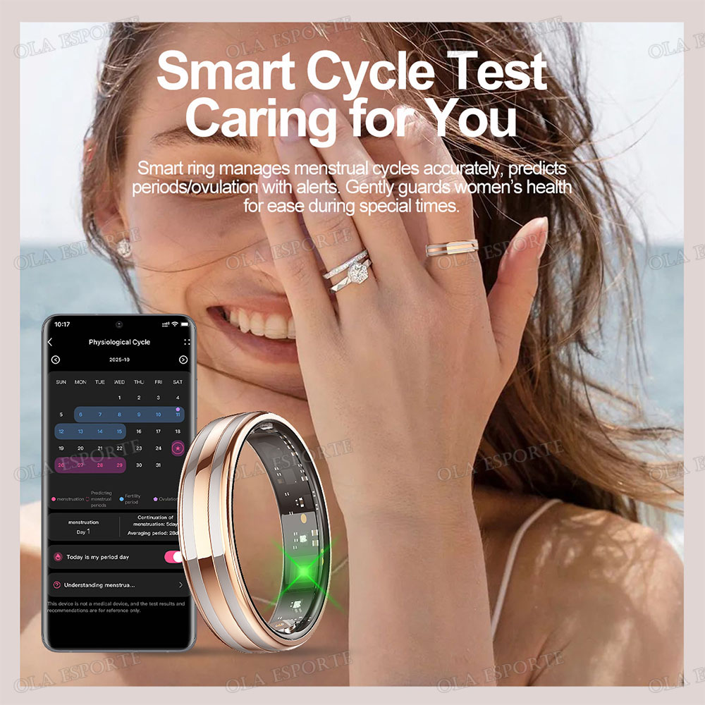 Cincin Pintar Tipis 6.3mm Baru - Blood Oxygen Monitor ulasan dan harga