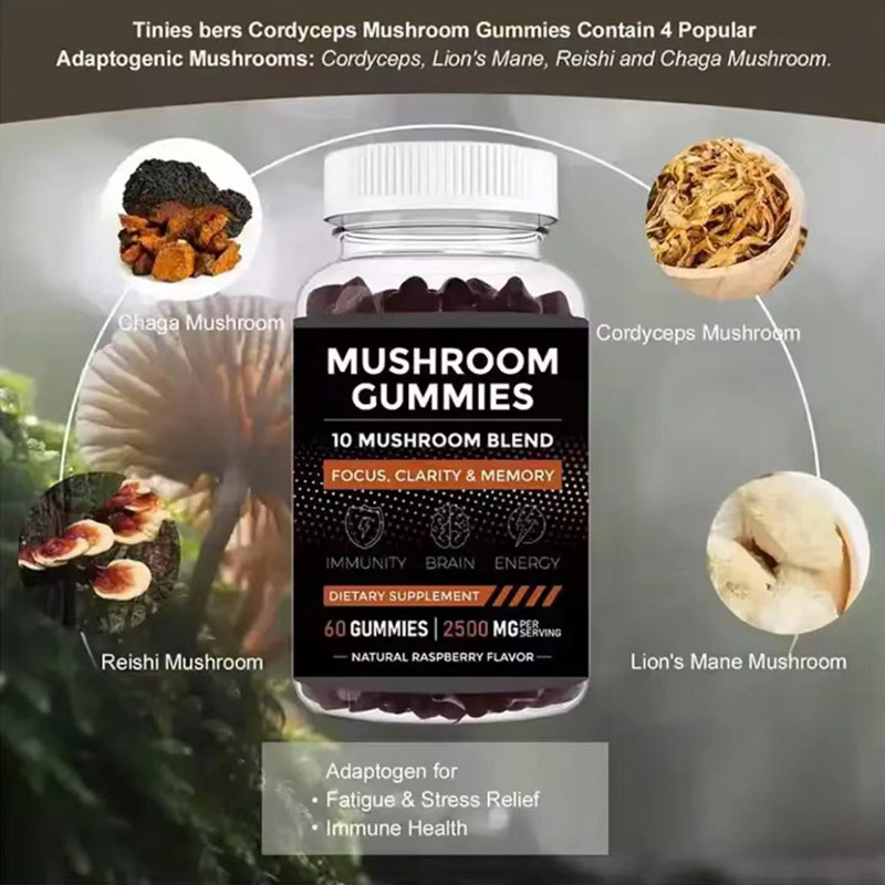 Permen Jeli Jamur Mendukung Ke - Health Wellness Gummies ulasan dan harga